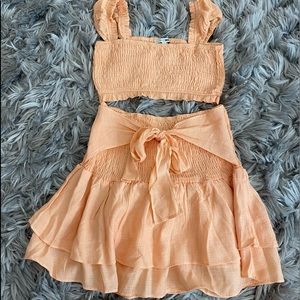 2 piece skirt and top